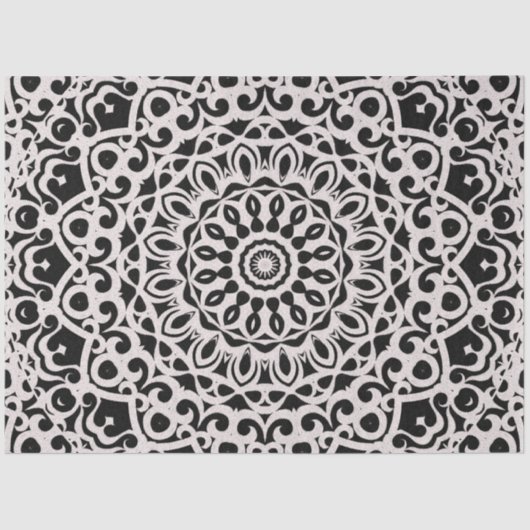 Tissue Paper Tribal Mandala G385 Seidenpapier (Vorderseite)