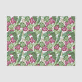 Tissue Paper Tropical Monstera and Palm Blätter Seidenpapier (Vorderseite)