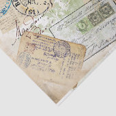 Tissue Paper über Postkarten Seidenpapier (Ausschnitt)