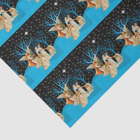 Tissue Paper über Schneegel Seidenpapier (Ausschnitt)