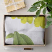 Tissue Paper (Vintage Gelbe Orchidee-Blume) Seidenpapier (Geschenk)