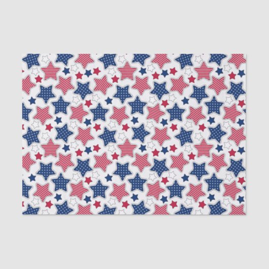 Tissue Paper vom 4. Juli Seidenpapier (Vorderseite)