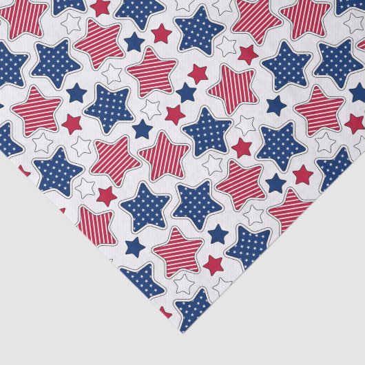 Tissue Paper vom 4. Juli Seidenpapier (Ausschnitt)