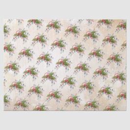Tissue Paper von Christmas Holly Branch Seidenpapier
