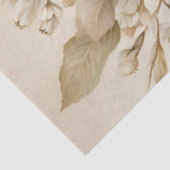 Tissue Paper von Ivory, Creamy Floral Polterabend Seidenpapier (Ausschnitt)