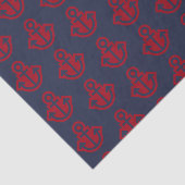 Tissue Paper von Marine und Red Anchors Seidenpapier (Ausschnitt)