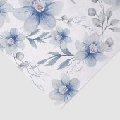 Tissue Paper von Tissue of Dusty Slate Blue Waterc Seidenpapier (Ausschnitt)