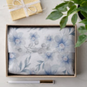 Tissue Paper von Tissue of Dusty Slate Blue Waterc Seidenpapier (Geschenk)