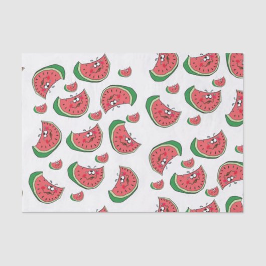 Tissue Paper Watermelons Seidenpapier (Vorderseite)