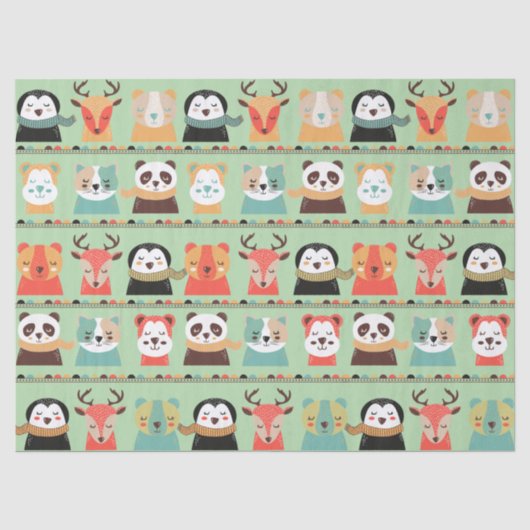 Tissue Paper Whimsy Buddies Seidenpapier (Vorderseite)