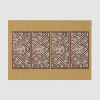 Tissue Paper with Unique Gold Design Seidenpapier