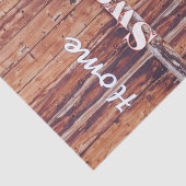 Tissue Paper Wood Zuhause Sweet Zuhause Seidenpapier (Ausschnitt)