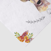 Tissue Paper Wrapping Boho Deer Buck Head Browning Seidenpapier (Ausschnitt)