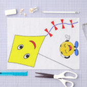 Tissue Paper Yellow Kite Seidenpapier (Handwerk)