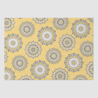 Tissue Paper Yellow Mandalases Seidenpapier
