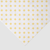 Tissue Paper Yellow Punkte Seidenpapier (Ausschnitt)