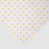 Tissue Paper Yellow Punkte Seidenpapier (Ausschnitt)