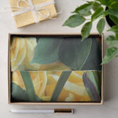 Tissue Paper Yellow Roses Seidenpapier (Geschenk)