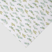 Tissue Paper zu kleinen grünen Foliage-Blätter Seidenpapier (Detail)