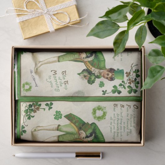 Tissue Paper zum St. Patrick's Day Seidenpapier (Geschenk)