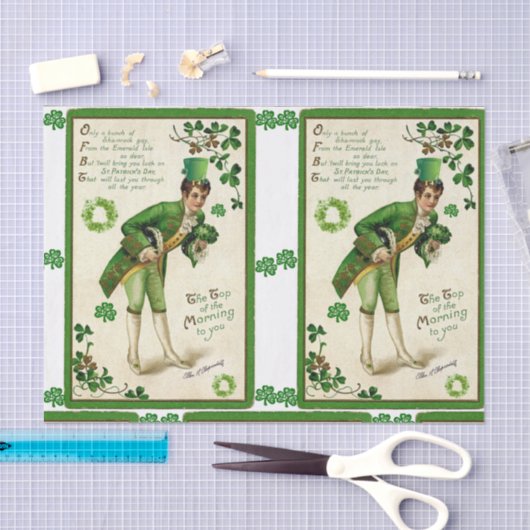 Tissue Paper zum St. Patrick's Day Seidenpapier (Handwerk)