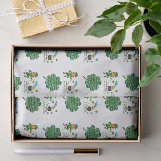Tissue Paper zum St. Patrick's Day Seidenpapier (Geschenk)