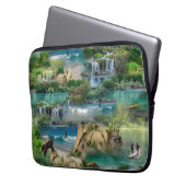 Tissue Paper zum Welttag der Feierlichkeiten Laptopschutzhülle (Vorderseite Links)