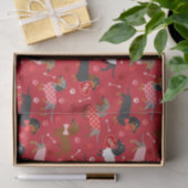 Tissue Paper zur Dackel Valentine Seidenpapier (Geschenk)