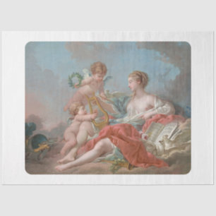 TISSUE PAPIER : ALLEGORIE DER MUSIK : BOUCHER : 17