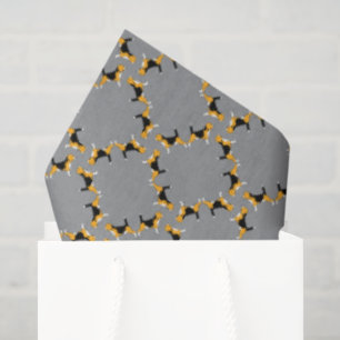 Tissue-Papier-Beagle-Hunde Seidenpapier