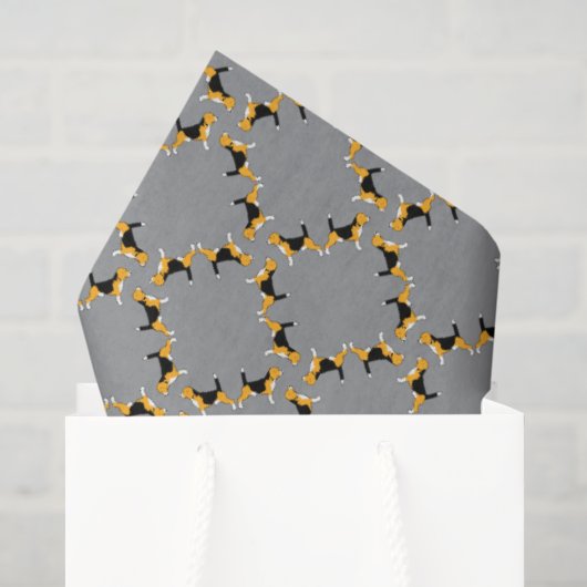 Tissue-Papier-Beagle-Hunde Seidenpapier (Geschenktüte)