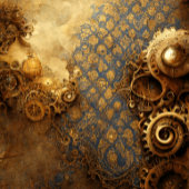 TISSUE-PAPIER - Damask Rust - Tissue Paper Seidenpapier