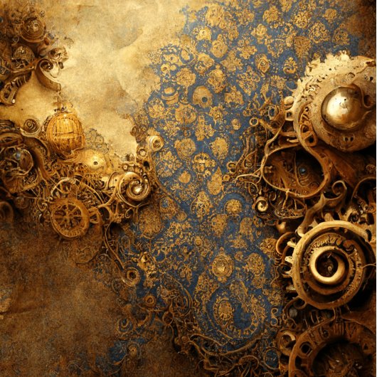 TISSUE-PAPIER - Damask Rust - Tissue Paper Seidenpapier