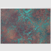 TISSUE-PAPIER - Damask Rust - Tissue Paper Seidenpapier (Vorderseite)