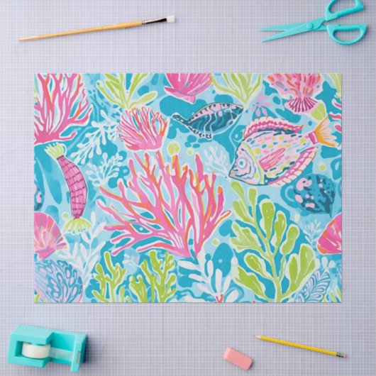 Tissue-Papier in stilvoller Grafik Seidenpapier (Basteln)