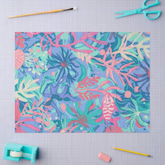 Tissue-Papier in stilvoller Grafik Seidenpapier