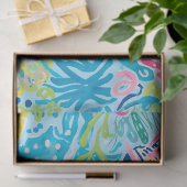 Tissue-Papier in stilvoller Grafik Seidenpapier (Geschenk)