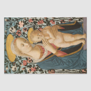 TISSUE PAPIER : MADONNA & KIND : 1942