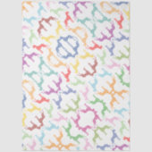Tissue-Papier mit Doggen Seidenpapier (Vorderseite)