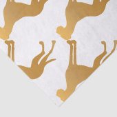 Tissue-Papier mit Doggen Seidenpapier (Detail)