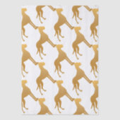Tissue-Papier mit Doggen Seidenpapier (Vorderseite)