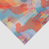Tissue-Papier mit Doggen Seidenpapier (Detail)