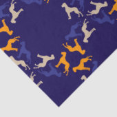 Tissue-Papier mit Doggen Seidenpapier (Ausschnitt)
