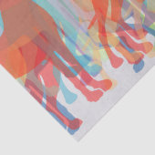 Tissue-Papier mit Doggen Seidenpapier (Detail)