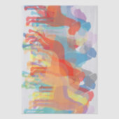 Tissue-Papier mit Doggen Seidenpapier (Vorderseite)