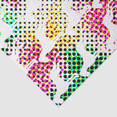 Tissue-Papier mit Doggen Seidenpapier (Detail)