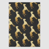 Tissue-Papier mit Doggen Seidenpapier (Vorderseite)