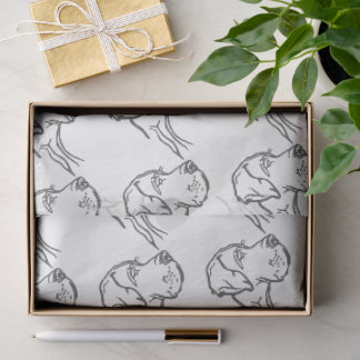 Tissue-Papier mit Doggen Seidenpapier
