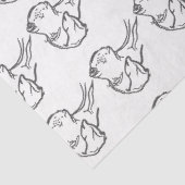 Tissue-Papier mit Doggen Seidenpapier (Ausschnitt)