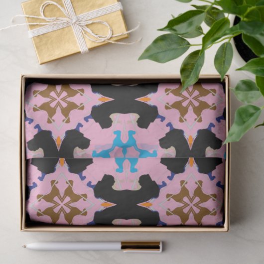 Tissue-Papier mit Doggen Seidenpapier (Geschenk)